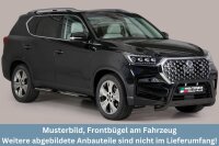 Frontbügel Edelstahl schwarz für Ssangyong...