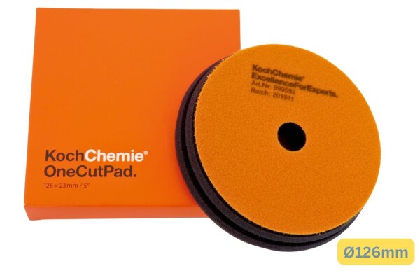 1x Koch Chemie One Cut Pad Ø 126 x 23 mm Polierschwamm Polierpad