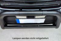 Frontbügel Edelstahl schwarz für Fiat Ducato 2014- 63mm Gutachten + Lampenhalter