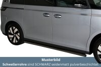 Schwellerrohre SCHWARZ ohne Tritt für VW ID Buzz...