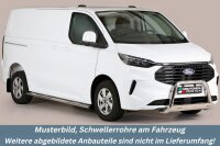Schwellerrohre Design für Ford Transit Custom (L1) Bj.2023- V2A mit TÜV