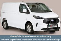 Schwellerrohre SCHWARZ ohne Tritt für Ford Transit...