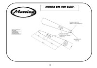 MARVING Auspuffpaar "Master" verchromt für Honda CM 400