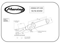 MARVING Auspuff "Master" verchromt für Honda NTV 650 REVERE