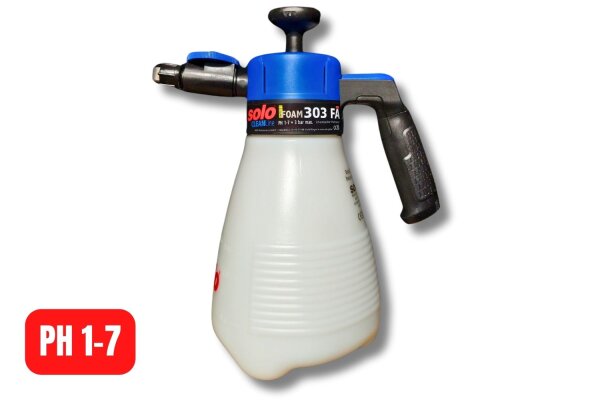 Solo SCHAUMSPRÜHER 1,25L PH-WERT (1-7) 303 FA Snow Foam verstellbare Schaumdüse