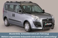 Schwellerrohre SCHWARZ ohne Tritt für OPEL Combo D...