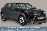 Schwellerrohre mit Tritt SCHWARZ für OPEL Mokka...