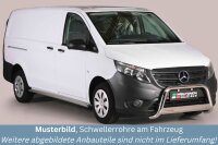 Schwellerrohre ohne Tritt für Mercedes Vito Viano...