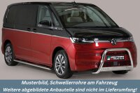 Schwellerrohre oval mit Tritt für VW T7 Multivan...