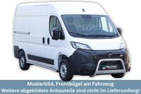 Frontbügel Edelstahl für Peugeot Boxer Facelift 2024 - Ø63mm Frontschutzbügel Gutachten