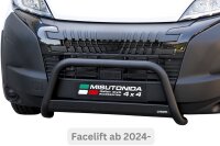 Edelstahl Frontbügel SCHWARZ für FIAT DUCATO...