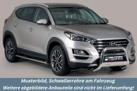 Schwellerrohre oval mit Tritt für HYUNDAI Tucson TL...