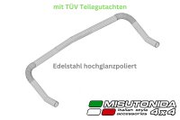 Heckschutzbügel für CHEVROLET Orlando V2A Ø63mm TÜV Edelstahl