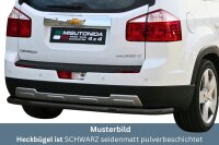 Heckschutzbügel SCHWARZ für CHEVROLET Orlando V2A Ø63mm TÜV Edelstahl