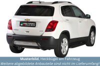 Heckschutzbügel SCHWARZ für CHEVROLET Trax 2013- V2A Ø50mm TÜV Edelstahl