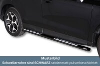 Schwellerrohre SCHWARZ Design für SUBARU Forester SJ...