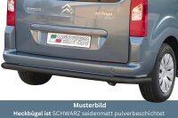 Heckschutzbügel SCHWARZ für CITROEN Berlingo B9 V2A Ø63mm TÜV Edelstahl