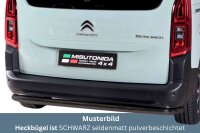 Heckschutzbügel SCHWARZ für CITROEN Berlingo K9 V2A Ø63mm TÜV Edelstahl