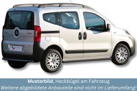 Heckschutzbügel SCHWARZ für CITROEN Nemo 2007-...