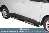 Schwellerrohre SCHWARZ Design für FORD Transit...