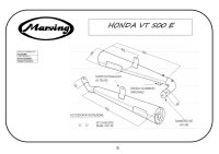 MARVING Auspuffpaar "Master" verchromt für Honda VT 500 E (Bj. 1983-1986) (Paar)