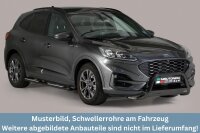 Schwellerrohre SCHWARZ Design für FORD Kuga ab Bj....