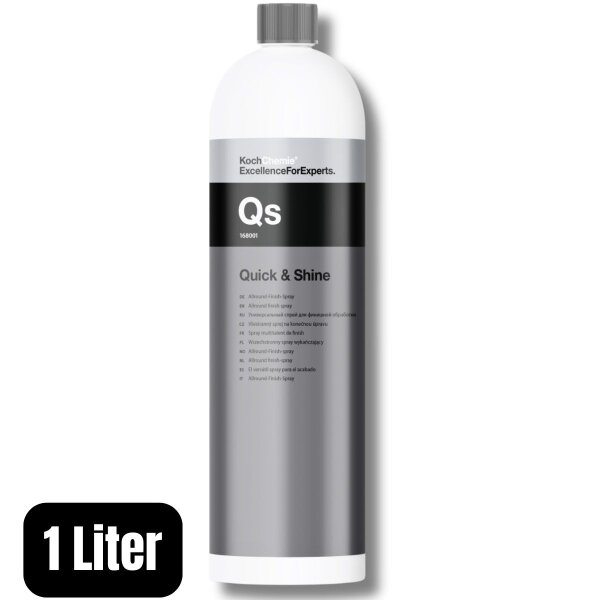 Koch Chemie Qs Quick & Shine 1L Allround Finish Spray Reinigt, pflegt und konserviert