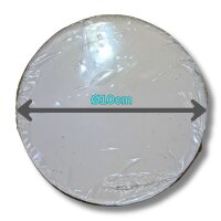 COLOURLOCK Thermopad - Silikonunterlage weiss rund Ø10cm Lederreparatur Silicone Pad