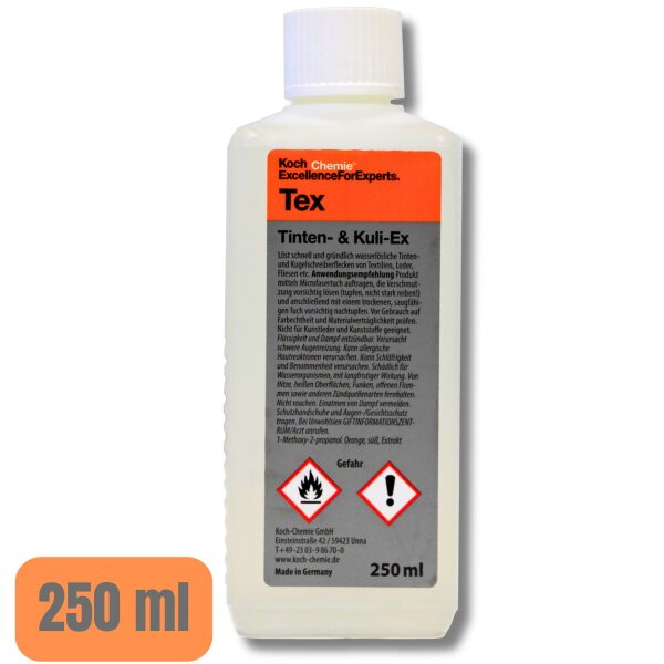 Koch Chemie Tinten - & Kuli-Ex Tex 250ml Tinten- und Kulientferner