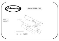 MARVING Auspuffpaar "Master" verchromt für Suzuki GS 500 E -82