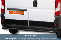 Heckschutzbügel SCHWARZ für OPEL Movano C 2022- V2A Ø63mm TÜV Edelstahl