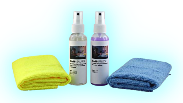 CLEANHOME Matt-SAUBER + Matt-PFLEGE-SET für matte Fronten bei Küchen- und Möbel