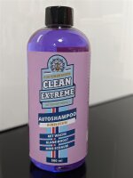 CLEANEXTREME Autoshampoo Konzentrat BUBBLEGUM mit Wachs 0,5 Liter
