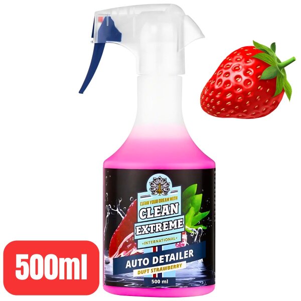 CLEANEXTREME Auto-Detailer Brillanz & Schutz STRAWBERRY (Lackpflege) - 500 ml