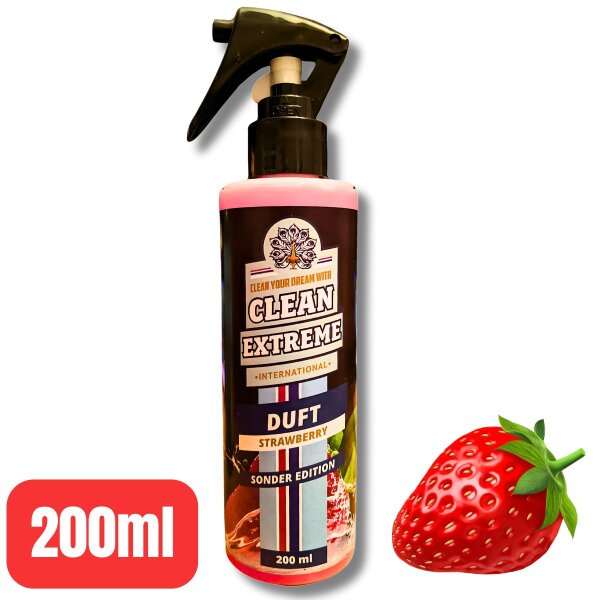 CLEANEXTREME Duft STRAWBERRY (Lufterfrischer) 200 ml Autoduft