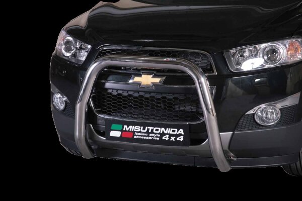 Frontbügel Edelstahl für Chevrolet Captiva 2011 - 76mm Frontschutzbügel