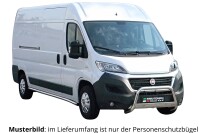 Frontbügel Edelstahl für Fiat Ducato 2014 - Ø63mm Gutachten Frontschutzbügel