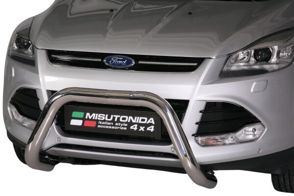 Frontbügel Edelstahl für Ford Kuga 2013-2016 76mm mit ABE Frontschutzbügel Bullbar