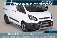 Frontbügel Edelstahl für Ford Transit Custom 2013 - 2017 63mm Frontschutzbügel