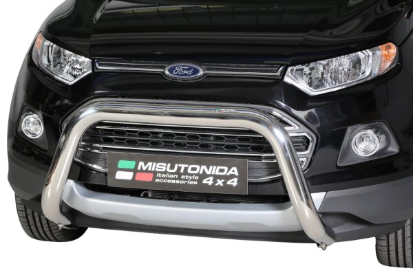 Frontbügel Edelstahl für Ford Ecosport 2014-2017 76mm ABE Frontschutzbügel Bullbar