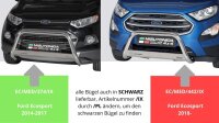 Frontbügel Edelstahl für Ford Ecosport 2014-2017 76mm ABE Frontschutzbügel Bullbar