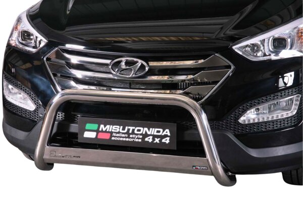 Frontbügel Edelstahl für Hyundai Santa Fe 2012 - 63mm mit ABE Frontschutzbügel