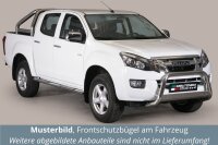 Frontbügel Edelstahl für Isuzu D-Max 2012-2016 Ø63mm mit Gutachten Frontschutzbügel