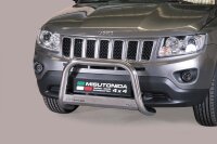 Frontbügel Edelstahl für Jeep Compass 2011 - 2017 63mm mit ABE Frontschutzbügel