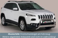 Frontbügel Edelstahl für Jeep Cherokee 2014 - 63mm ABE Frontschutzbügel Bullbar