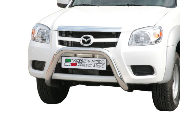 Frontbügel Edelstahl für Mazda BT 50 D.C. 2009 - 2012 76mm ABE Frontschutzbügel