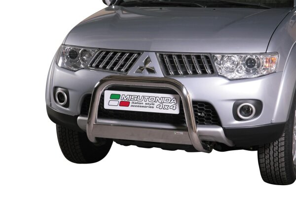 Frontbügel Edelstahl für Mitsubishi L200 KAOT 2010-2014 63mm mit ABE Bullbar