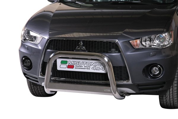 Frontbügel Edelstahl für Mitsubishi Outlander 2010 - 2011 63mm mit ABE Bullbar