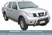 Frontbügel Edelstahl für Nissan Navara 2005 - 2009 76mm mit ABE Frontschutzbügel