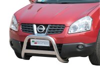 Frontbügel Edelstahl für Nissan Qashqai J10 2007 -2009 63mm mit Gutachten Frontschutzbügel